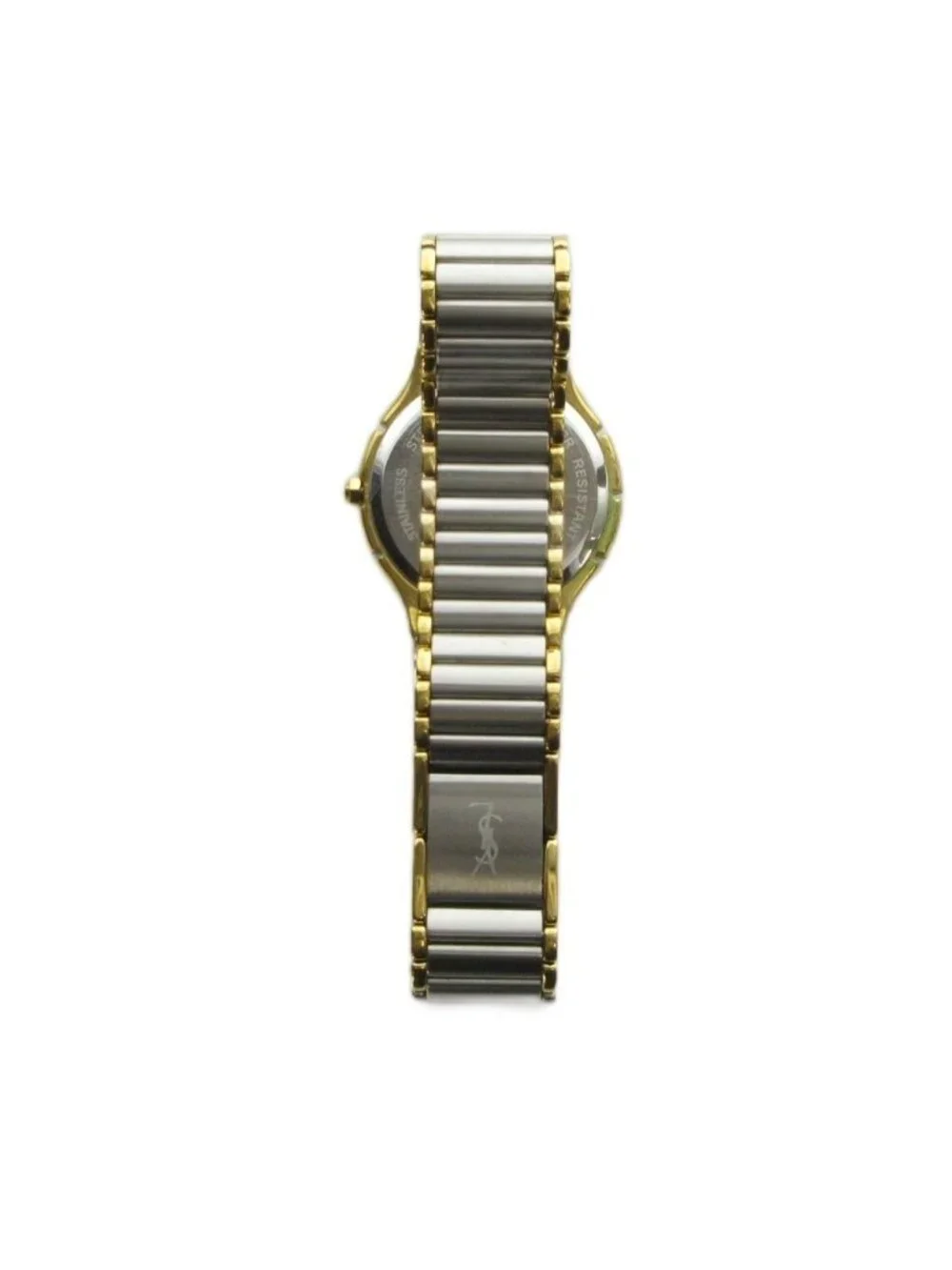 Saint Laurent Watch Quartz White Dial Carre with Under Silver